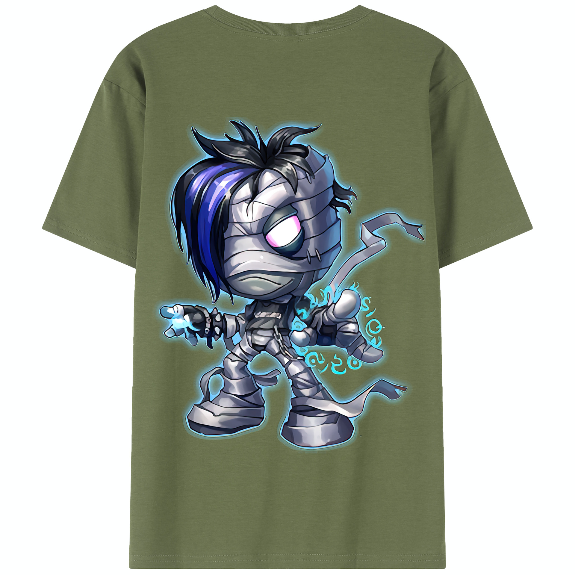 リーグ・オブ・レジェンド League of Legends LOL 綿100％半袖Tシャツ（背面プリント）
